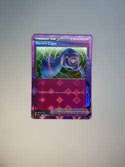Pokemon TCG Hero's Cape Scarlet & Violet-Temporal Forces 152/162 Holo Ace Rare - Image 1