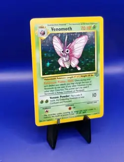 Venomoth 13/64 Jungle Set Holo Rare Pokemon Card Nintendo Pokemon TCG WOTC 1999 - Image 2