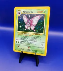 Venomoth 13/64 Jungle Set Holo Rare Pokemon Card Nintendo Pokemon TCG WOTC 1999 - Image 3