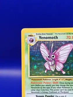 Venomoth 13/64 Jungle Set Holo Rare Pokemon Card Nintendo Pokemon TCG WOTC 1999 - Image 4
