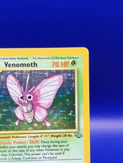 Venomoth 13/64 Jungle Set Holo Rare Pokemon Card Nintendo Pokemon TCG WOTC 1999 - Image 5