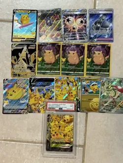 HUGE 100+ Pokemon Card Lot Pikachu Celebrations PSA Vintage WCS Paldean V Union - Image 2