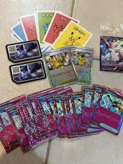HUGE 100+ Pokemon Card Lot Pikachu Celebrations PSA Vintage WCS Paldean V Union - Image 5