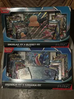 Pokemon TCG Lot of 10 Boxes - Snorlax, Blissey, Greninja & Kingdra EX Sealed - Image 2