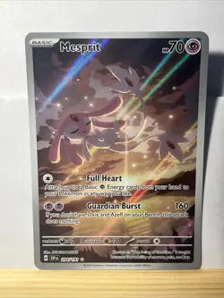 Pokemon TCG Mesprit 204/191SV08: Surging Sparks Illustration Rare Holo - Image 1