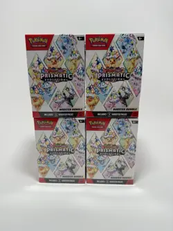 Pokemon TCG: Prismatic Evolutions - Booster Bundle -Lot of 4 - Sealed - Image 1