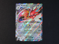 Scizor ex 111/162 Holo Pokemon TCG Card Scarlet Violet Temporal Forces NEAR MINT - Image 1