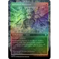 FOIL DARKSTEEL MUTATION (BORDERLESS) X4 Commander Masters Magic MTG MINT CARD - Image 1