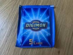 Brand New Sealed Digimon Swedish Promo Card Pack McDonalds Exclusive Rare 2000 - Image 1