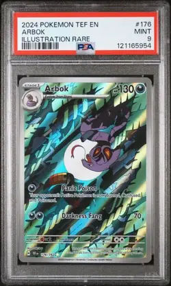 PSA 9 Arbok #176/162 Illustration Rare - Temporal Forces Pokemon TCG Card - Image 3
