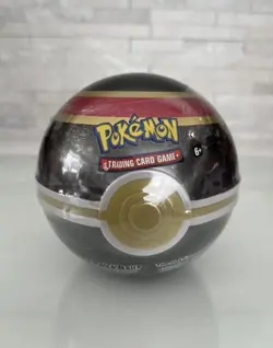 Pokemon Cards Pokeball Luxury Ball Tin G18 Rare TCG New & Sealed 3 Boosters Coin - Image 1