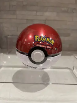 Pokemon Trading Card TCG C21 2020 Classic Red White Pokeball Tin Poke Ball - Image 1