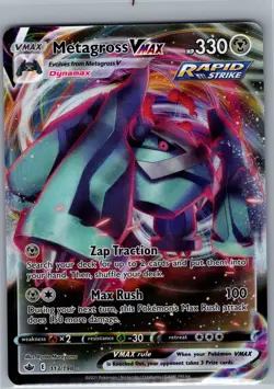 Metagross VMAX 113/198 SWSH06: Chilling Reign - Pokemon Card - NM - Image 1