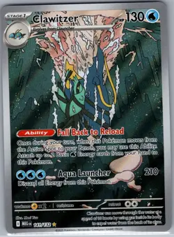 Clawitzer 141/132 ME01: Mega Evolution - Pokemon Card - NM - Image 1
