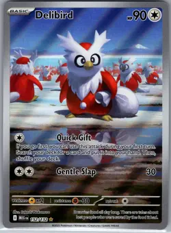 Delibird 152/132 ME01: Mega Evolution - Pokemon Card - NM - Image 1