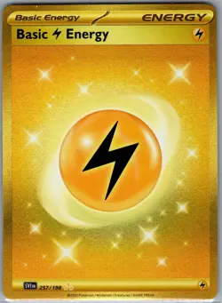 Basic Lightning Energy 257/198 Scarlet & Violet Base - Pokemon Card - NM - Image 1