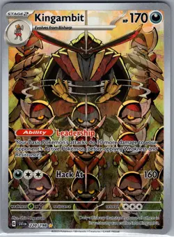 Kingambit 220/198 SV01: Scarlet & Violet Base Set - Pokemon Card - NM - Image 1