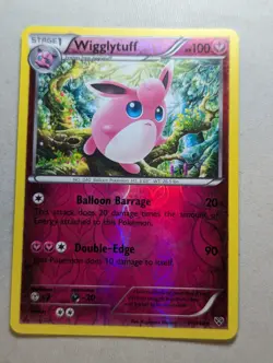 Pokemon TCG Cards Wigglytuff 90/146 XY Base Reverse Holo Rare LP/VLP - Image 1