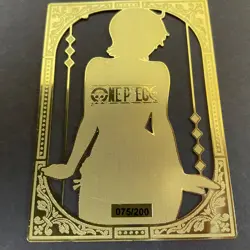 Goddess Story Gold METAL Card - Serial Number #075/200! Nami Bikini *READ* - Image 5