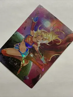 Super Girl Kara Zor-El DC Goddess Story Waifu Card Girl Holo Anime Sexy ACG Hot - Image 3