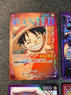 4 SET Monkey D. Luffy SP ST01-012 One Piece Card Games - Image 2