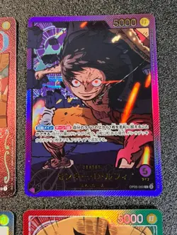 4 SET Monkey D. Luffy SP ST01-012 One Piece Card Games - Image 3