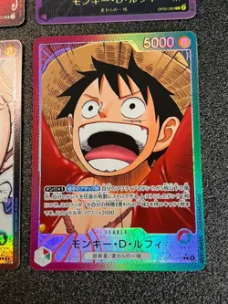 4 SET Monkey D. Luffy SP ST01-012 One Piece Card Games - Image 5