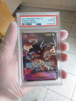 PSA 10 Kaido & Linlin OP08-119 Sec Japanese Two Legends One Piece Card - Image 1