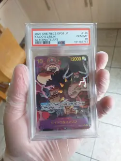 PSA 10 Kaido & Linlin OP08-119 Sec Japanese Two Legends One Piece Card - Image 3
