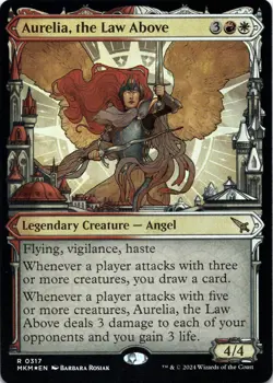 Aurelia, the Law Above SHOWCASE FOIL (0317) Murders at Karlov Manor Magic MTG NM - Image 1