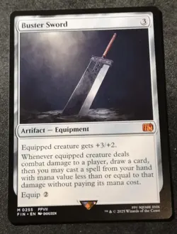 Buster Sword - FIN - MTG - EN - NM - 0255 - Image 1
