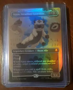 Appa, Steadfast Guardian (Borderless) (Foil) - Avatar: The Last Airbender (TLA) - Image 1