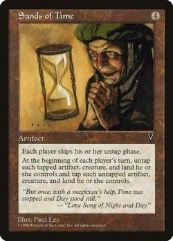 Visions Sand of Time MTG Magic the Gathering NM - Image 1