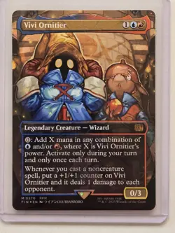 MTG Vivi Ornitier (Borderless) (Chocobo Track Foil) English Near Mint - Image 1
