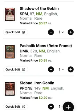 X1 Commander Krenko, Mob Boss X5 Commander Deck Essentials $7.79 Market Value - Image 5