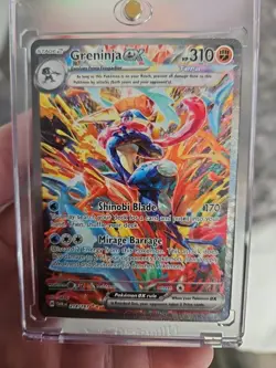 Greninja EX 214/167 2024 Pokemon Twilight Masquerade Special Illustration RARE - Image 1