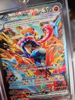 Greninja EX 214/167 2024 Pokemon Twilight Masquerade Special Illustration RARE - Image 4