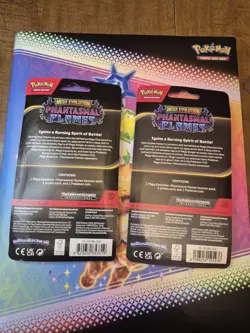 Pokemon TCG Phantasmal Flames Blister Packs With Promo Cards Coin Bundle of 2 - Image 2