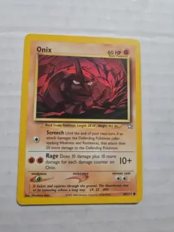 Pokemon TCG Onix 069/111 Neo Genesis Common card Unlimited - Image 1