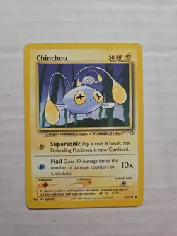 CHINCHOU - 55/111 - Neo Genesis Set - Common - Pokemon Card - Vintage - - Image 1
