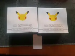 Pokemon Celebrations Elite Trainer Box Lot Of 2 - Image 1