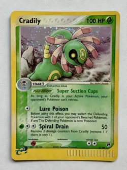 Cradily - 3/100 EX Sandstorm 2003 - E Reader - Pokemon TCG - NM Holo - Image 1