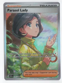 Parasol Lady 255/182 Special Illustration Rare Pokemon TCG Paradox Rift - Image 1