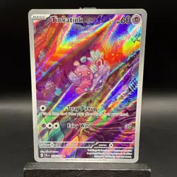 Pokemon TCG Tinkatink Scarlet & Violet Paldea Evolved Holo Card 216/193 - Image 1