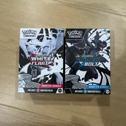 Pokemon Black Bolt and White Flare Booster Bundle - Set of 2 **FACTORY SEALED** - Image 1