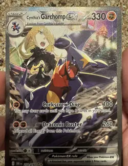 Pokemon TCG Cynthia's Garchomp EX Holo Card Destined Rivals 232/182 - Image 4