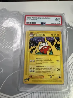 2003 Pokemon Skyridge Electrode 36/144 PSA 9 Mint - Image 1