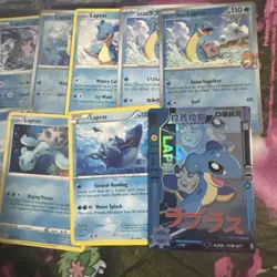 Lapras Pokemon Card Lot - EX, V, Shiny, VMax - English, Japanese, Chinese - Image 5