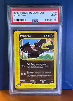 2003 Pokemon Skyridge Murkrow 79/144 - Vintage WOTC - MINT PSA 9 - Image 1