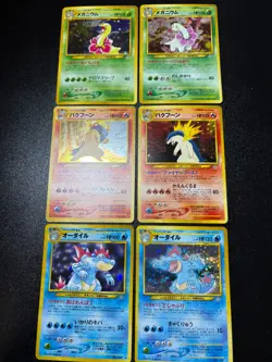 (LP+) 6setTyphlosion Meganium Feraligatr Neo Premium File Japanese Pokemon Card - Image 1